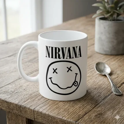 Vector Nirvana Grunge Rock para Estampado y Corte