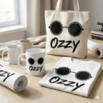 Vector Ozzy Osbourne Rock Metal Gafas para Estampado y Corte