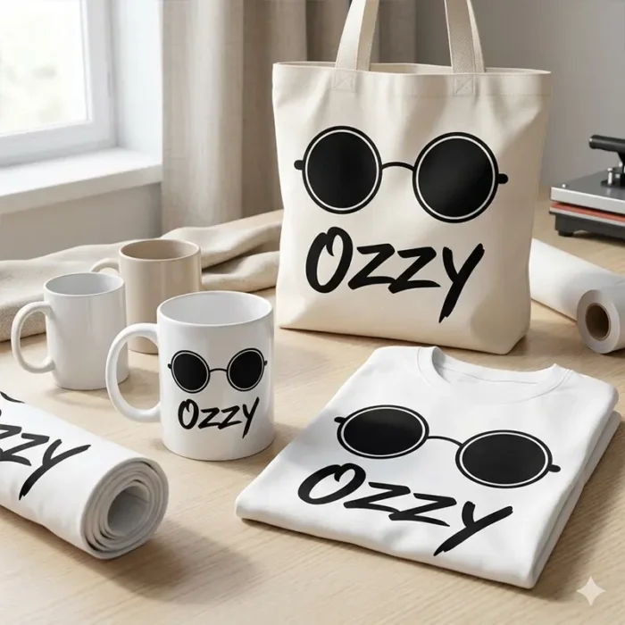 Vector Ozzy Osbourne Rock Metal Gafas para Estampado y Corte