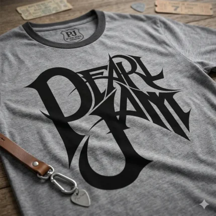 Vector Pearl Jam Grunge Rock Logo para Estampado y Corte