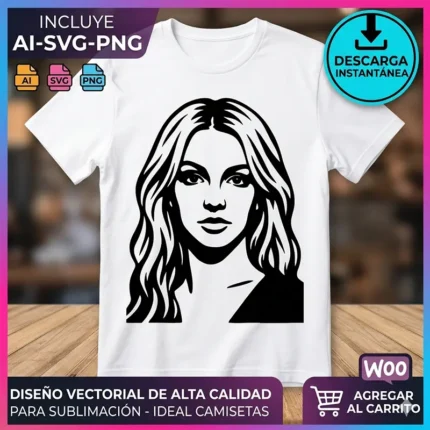 Vector Stencil Premium Britney Spears Pop Pack Digital