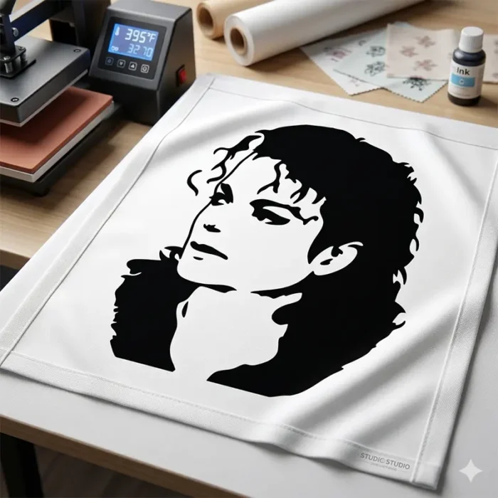 Vector Stencil Premium Michael Jackson Pop Rey del Pop