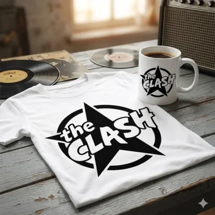 Vector The Clash Punk Rock Logo para Estampado y Corte