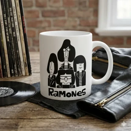 Vector The Ramones Punk Rock Ilustración para Estampado y Corte