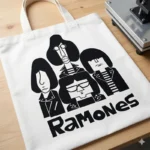Vector The Ramones Punk Rock Ilustración para Estampado y Corte