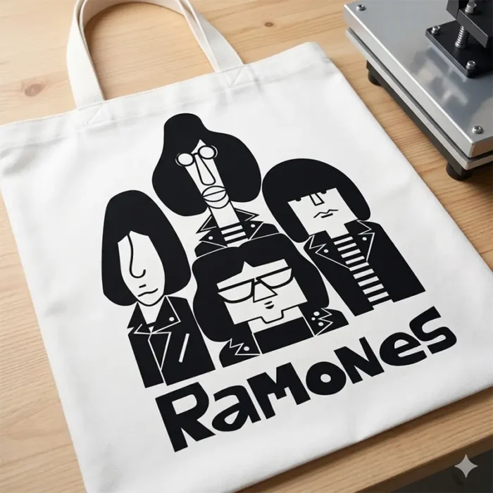 Vector The Ramones Punk Rock Ilustración para Estampado y Corte