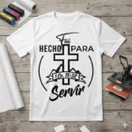 Fui Hecho Para Servir – Vector Cristiano 1 Corintios 15:58 para Sublimar