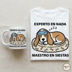 Experto en Nada, Maestro en Siestas – Vector Beagle para Sublimar