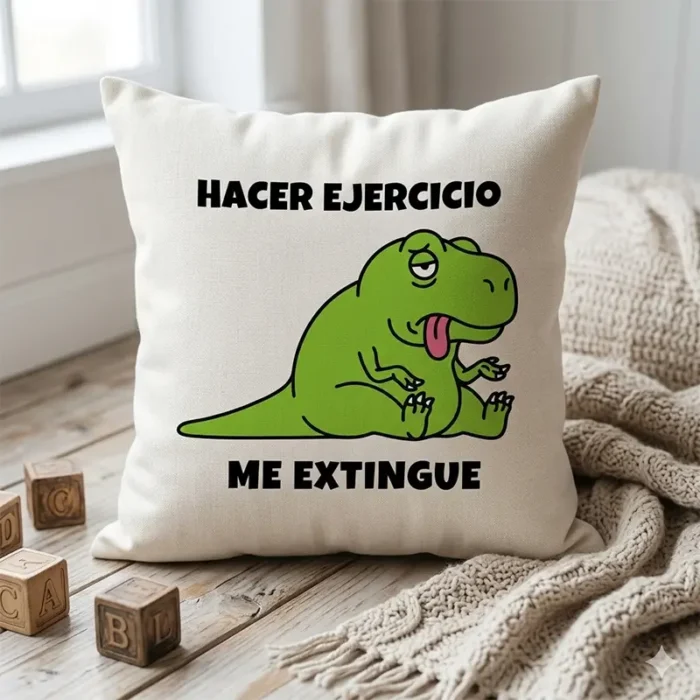 Hacer Ejercicio Me Extingue – Vector T-Rex para Sublimar