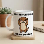 Hola, Vine a Figurar y Ya Me Quiero Ir – Vector Nutria GRATIS para Sublimar