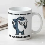 Hoy Ando con un Hambre Feroz de Ignorar Gente – Vector Tiburón para Sublimar