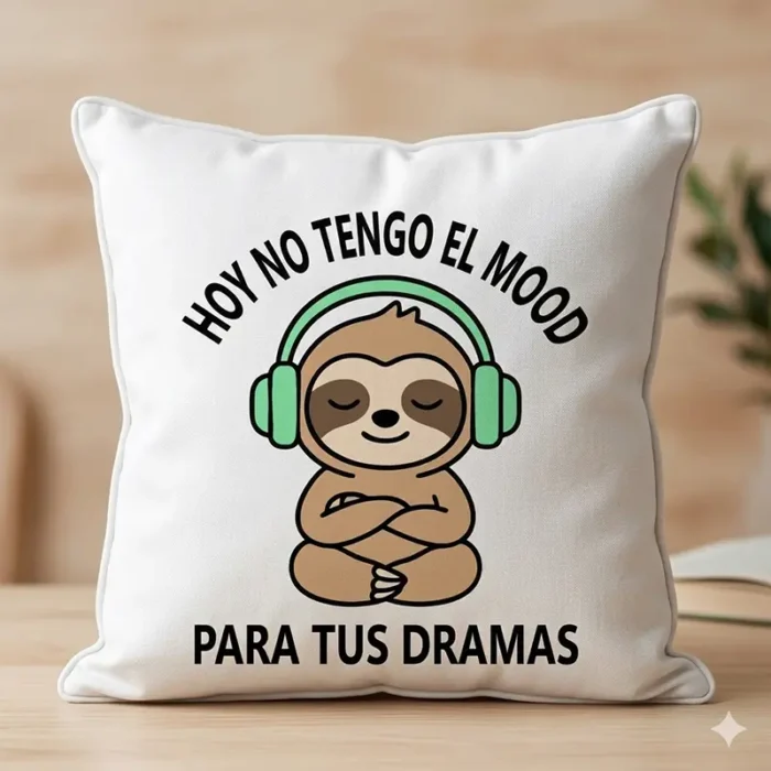 Hoy No Tengo el Mood Para Tus Dramas – Vector Perezoso para Sublimar