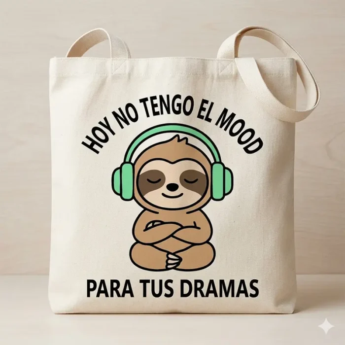 Hoy No Tengo el Mood Para Tus Dramas – Vector Perezoso para Sublimar