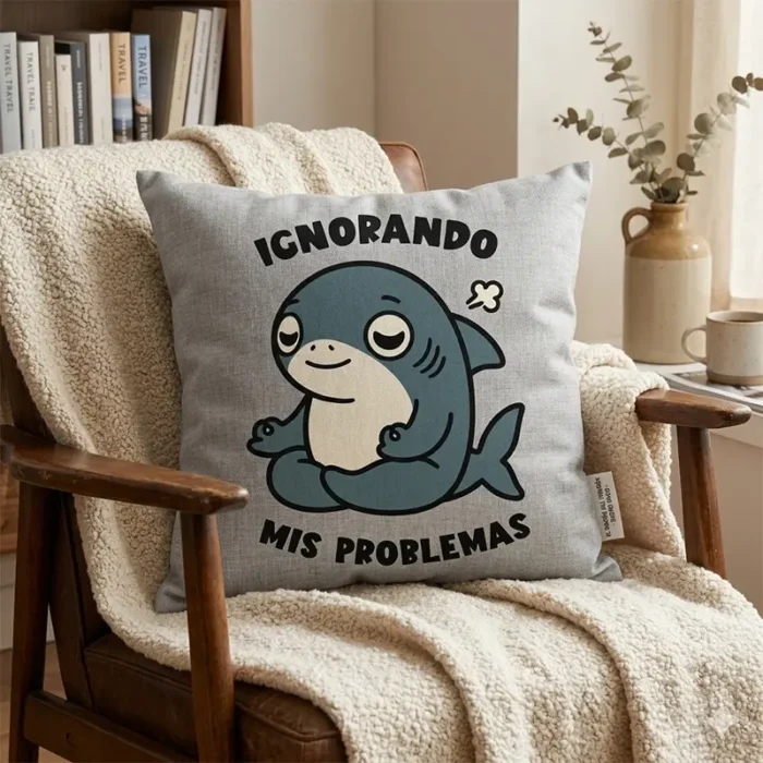 Ignorando Mis Problemas – Vector Tiburón para Sublimar