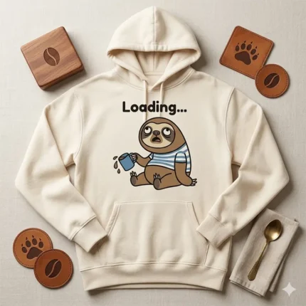 Loading... – Vector Perezoso para Sublimar