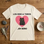 Los Odio a Todos... En Serio – Vector Gato para Sublimar