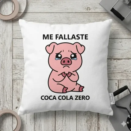 Me Fallaste Coca Cola Zero – Vector Chanchito para Sublimar