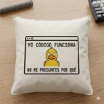 Mi Código Funciona, No Me Preguntes Por Qué – Vector Pato Programador para Sublimar