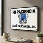 Mi Paciencia Está Cargando... 0% – Vector Computadora para Sublimar