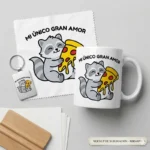 Mi Único Gran Amor – Vector Mapache para Sublimar