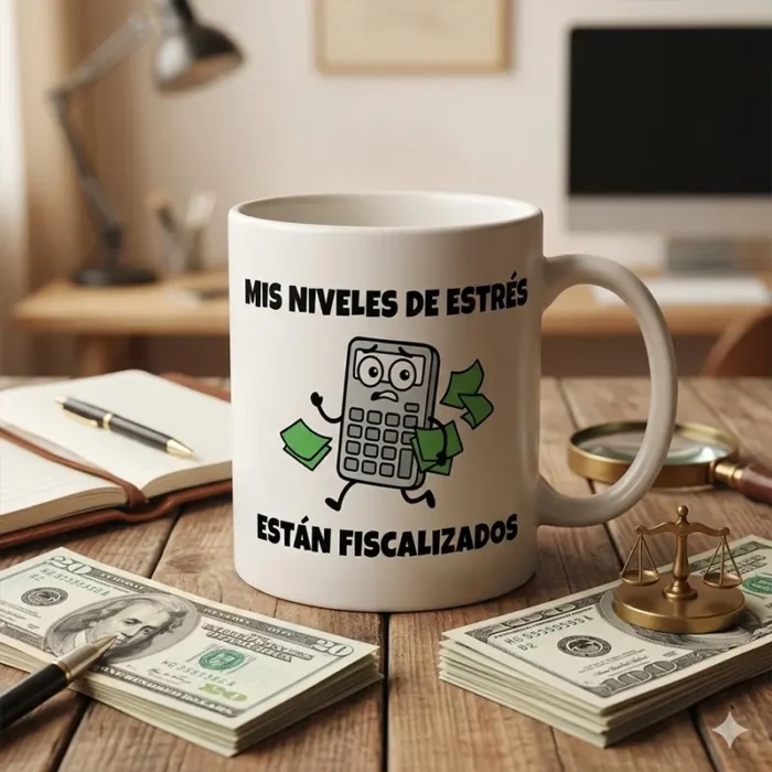 Mis Niveles de Estrés Están Fiscalizados – Vector Calculadora para Sublimar