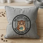 No Estoy Loco, Me Falta Café – Vector Búho para Sublimar