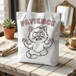 Patience – Vector Gato para Sublimar