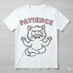 Patience – Vector Gato para Sublimar