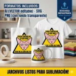 Puedo Controlar lo que Digo Pero No la Cara que Pongo – Vector Gato Sphynx para Sublimar