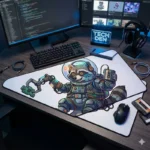 Diseño PNG de Rocket Raccoon Astronauta para Sublimación y DTF