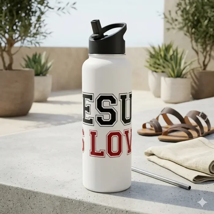 Jesus Is Love – Vector Cristiano para Sublimar - Imagen 2