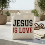 Jesus Is Love – Vector Cristiano para Sublimar - Imagen 3