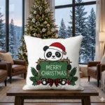 Diseño PNG de Oso Panda Navideño Merry Christmas para Sublimación y DTF - Imagen 3